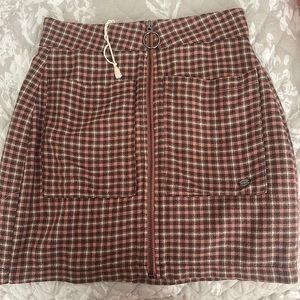 pull and bear plaid skirt. XXS. worn once.